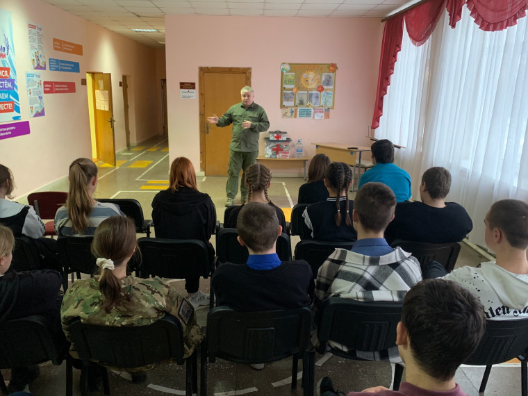 Встреча с сотрудником центра "Воин".
